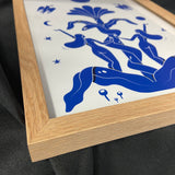 Affiche - Dualité Bleue Astrid Lajarrige