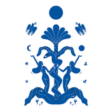 Affiche - Dualité Bleue Astrid Lajarrige