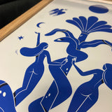 Affiche - Dualité Bleue Astrid Lajarrige