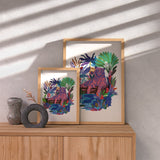 Affiche - Le Tigre Coloré Orane Sigal