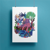 Affiche - Le Tigre Coloré Orane Sigal