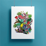 Affiche - Le Toucan Floral Orane Sigal