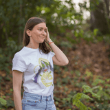 Tshirt made in france Floraison Benoit Drigny femme