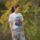 Tshirt fabrique en france Le Tigre Coloré Orane Sigal femme