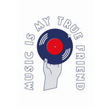 Tshirt fabrication francaise Music vinyle Joe Carry mixte