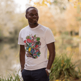 Tshirt made in france Le Toucan Floral Orane Sigal homme