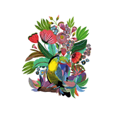 Teeshirt - Le Toucan Floral Orane Sigal mixte