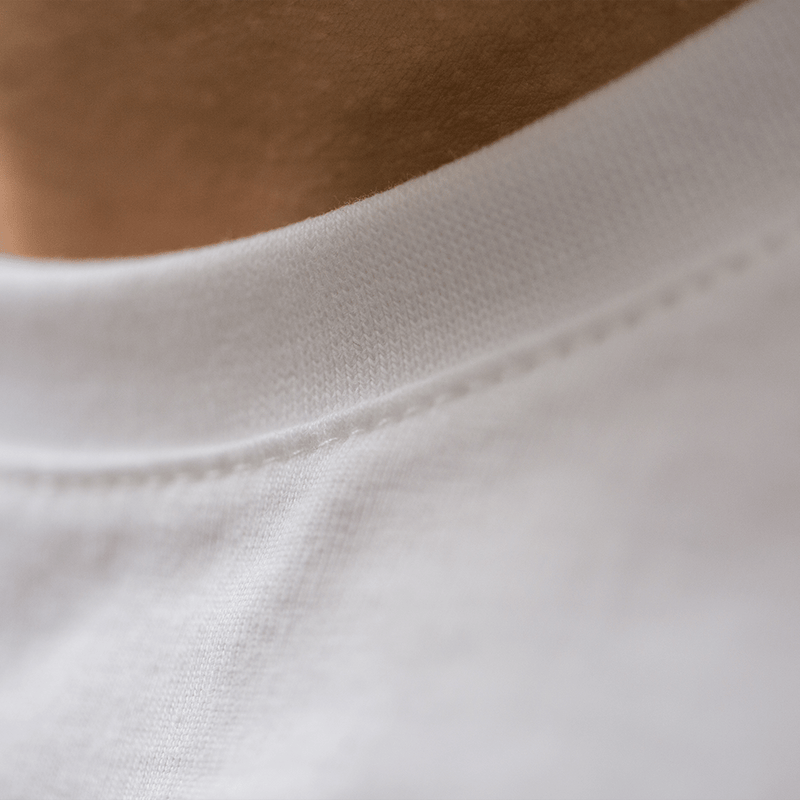 Tshirt fabrique en france  blanc TEE KLUB mixte